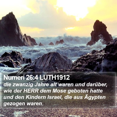 Numeri 26:4 LUTH1912 Bible Verse Image