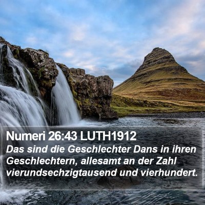 Numeri 26:43 LUTH1912 Bible Verse Image