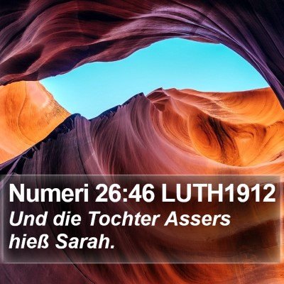 Numeri 26:46 LUTH1912 Bible Verse Image