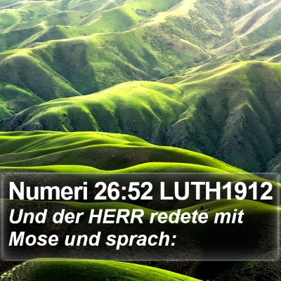 Numeri 26:52 LUTH1912 Bible Verse Image
