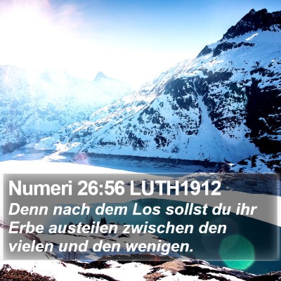 Numeri 26:56 LUTH1912 Bible Verse Image