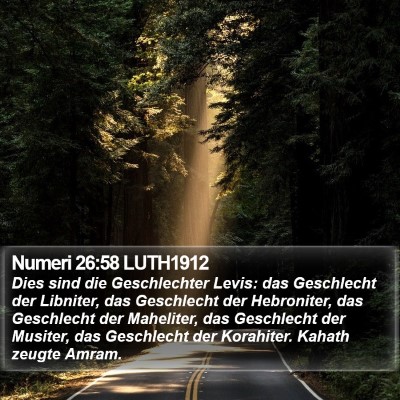Numeri 26:58 LUTH1912 Bible Verse Image