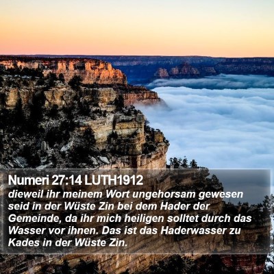 Numeri 27:14 LUTH1912 Bible Verse Image
