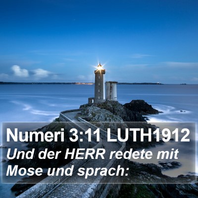 Numeri 3:11 LUTH1912 Bible Verse Image