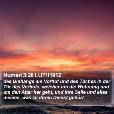 Numeri 3:26 LUTH1912 Bible Verse Image