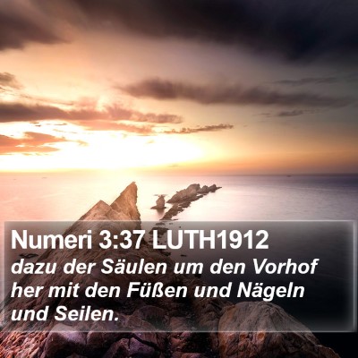 Numeri 3:37 LUTH1912 Bible Verse Image
