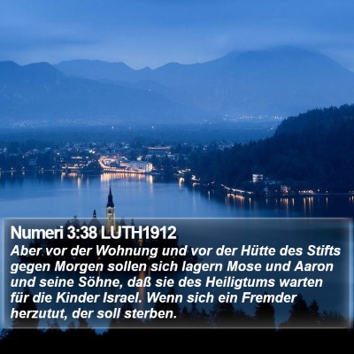 Numeri 3:38 LUTH1912 Bible Verse Image