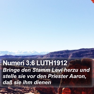 Numeri 3:6 LUTH1912 Bible Verse Image