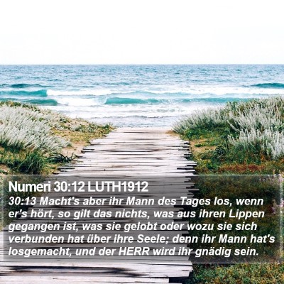 Numeri 30:12 LUTH1912 Bible Verse Image