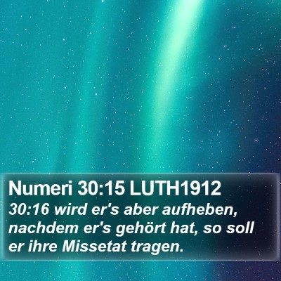 Numeri 30:15 LUTH1912 Bible Verse Image