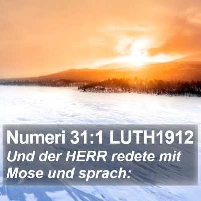 Numeri 31:1 LUTH1912 Bible Verse Image