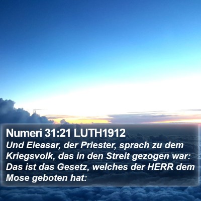 Numeri 31:21 LUTH1912 Bible Verse Image