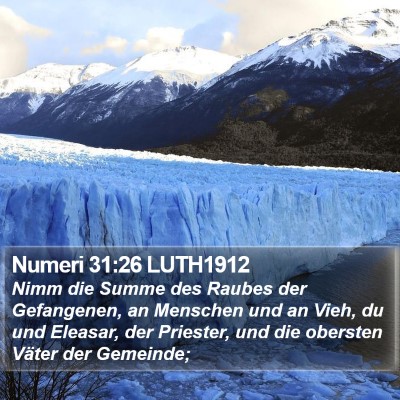 Numeri 31:26 LUTH1912 Bible Verse Image