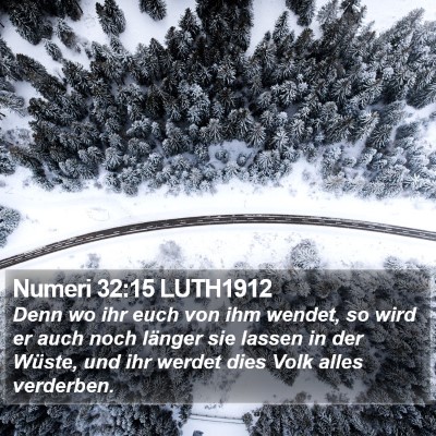 Numeri 32:15 LUTH1912 Bible Verse Image