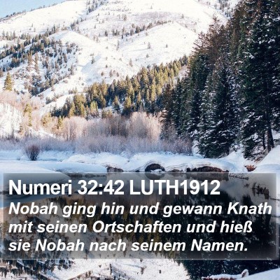 Numeri 32:42 LUTH1912 Bible Verse Image