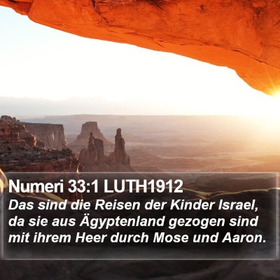 Numeri 33:1 LUTH1912 Bible Verse Image