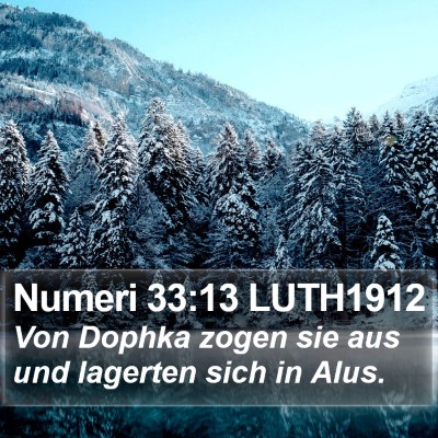 Numeri 33:13 LUTH1912 Bible Verse Image