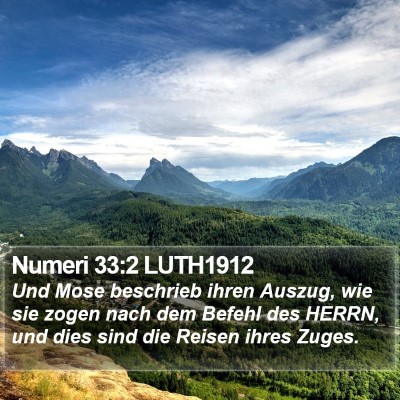 Numeri 33:2 LUTH1912 Bible Verse Image