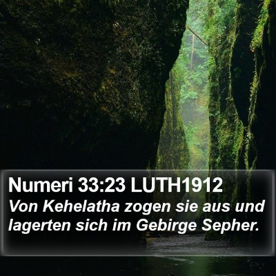 Numeri 33:23 LUTH1912 Bible Verse Image