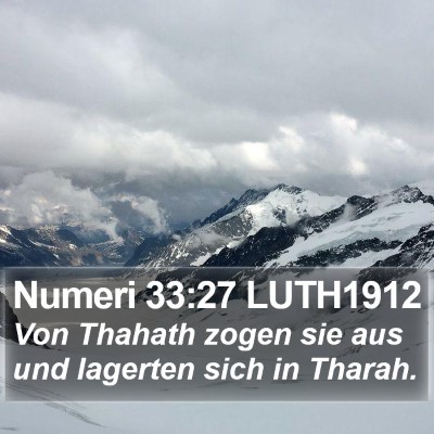 Numeri 33:27 LUTH1912 Bible Verse Image