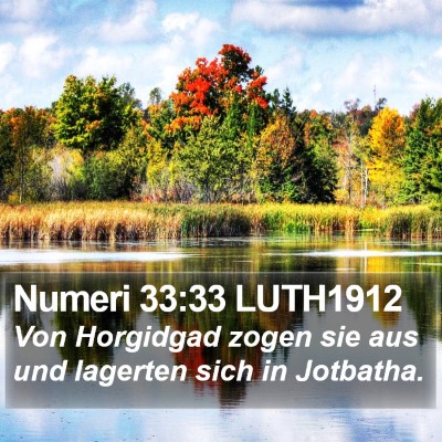 Numeri 33:33 LUTH1912 Bible Verse Image