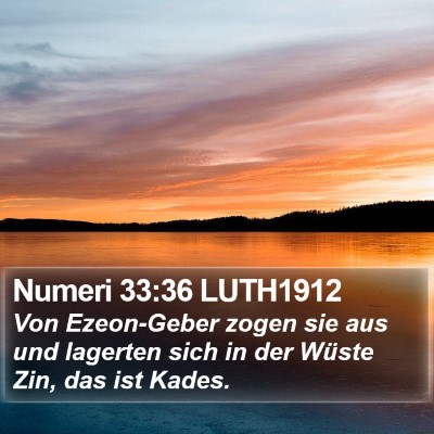 Numeri 33:36 LUTH1912 Bible Verse Image