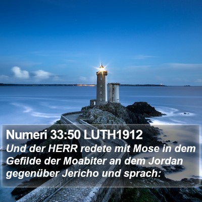 Numeri 33:50 LUTH1912 Bible Verse Image