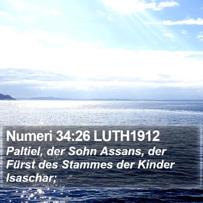 Numeri 34:26 LUTH1912 Bible Verse Image