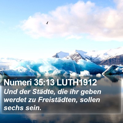 Numeri 35:13 LUTH1912 Bible Verse Image