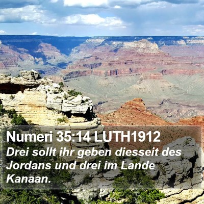 Numeri 35:14 LUTH1912 Bible Verse Image