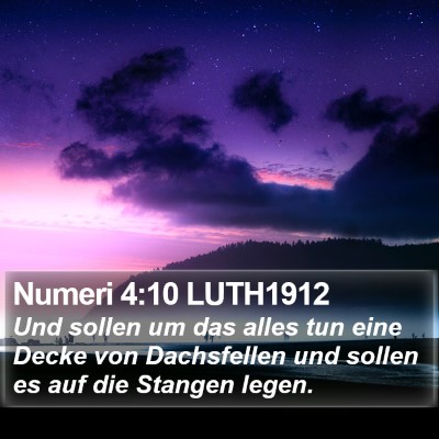 Numeri 4:10 LUTH1912 Bible Verse Image