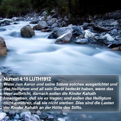 Numeri 4:15 LUTH1912 Bible Verse Image