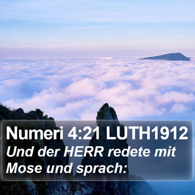 Numeri 4:21 LUTH1912 Bible Verse Image