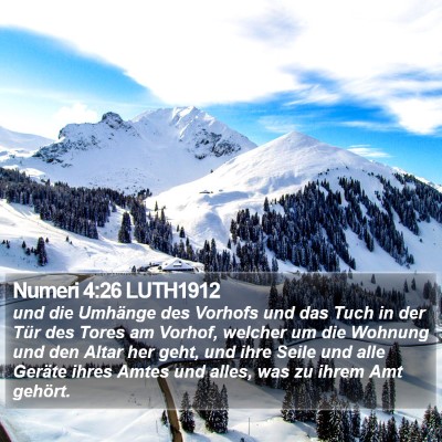 Numeri 4:26 LUTH1912 Bible Verse Image