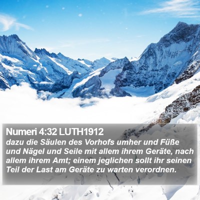 Numeri 4:32 LUTH1912 Bible Verse Image