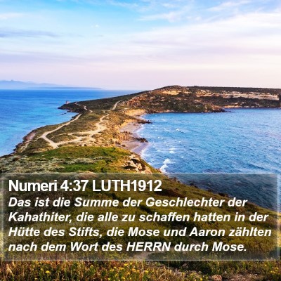 Numeri 4:37 LUTH1912 Bible Verse Image