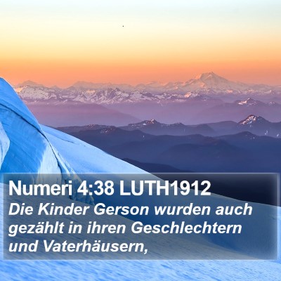 Numeri 4:38 LUTH1912 Bible Verse Image