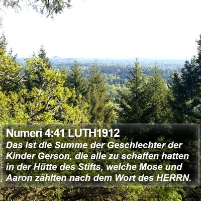 Numeri 4:41 LUTH1912 Bible Verse Image