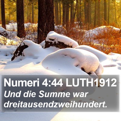 Numeri 4:44 LUTH1912 Bible Verse Image