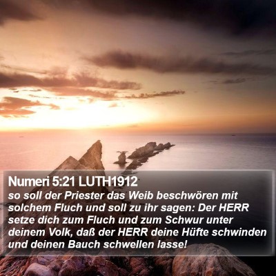 Numeri 5:21 LUTH1912 Bible Verse Image