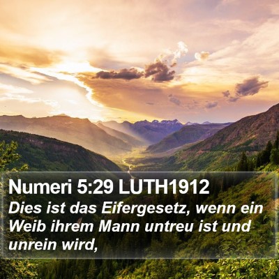 Numeri 5:29 LUTH1912 Bible Verse Image