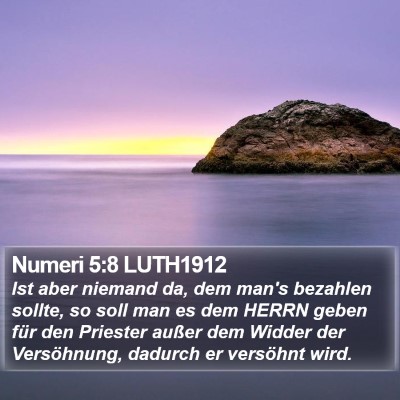 Numeri 5:8 LUTH1912 Bible Verse Image