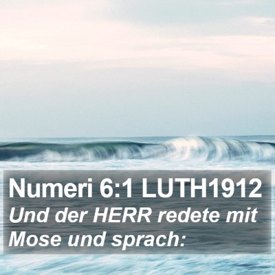 Numeri 6:1 LUTH1912 Bible Verse Image