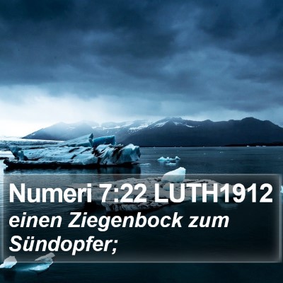 Numeri 7:22 LUTH1912 Bible Verse Image