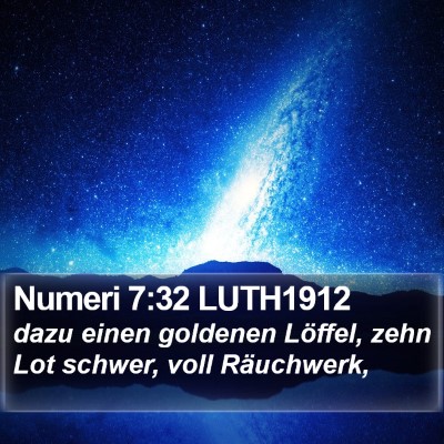 Numeri 7:32 LUTH1912 Bible Verse Image