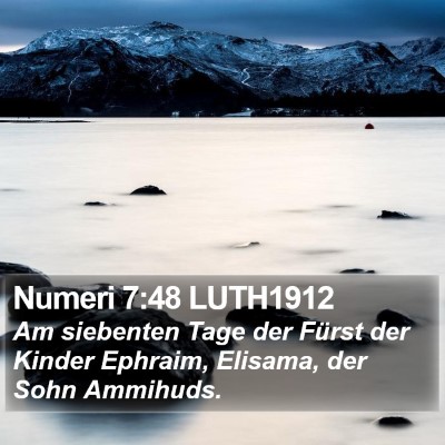 Numeri 7:48 LUTH1912 Bible Verse Image