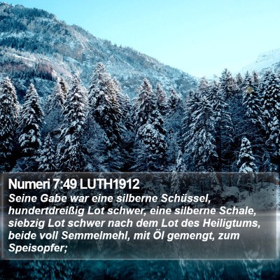 Numeri 7:49 LUTH1912 Bible Verse Image