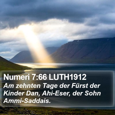 Numeri 7:66 LUTH1912 Bible Verse Image