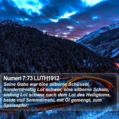 Numeri 7:73 LUTH1912 Bible Verse Image