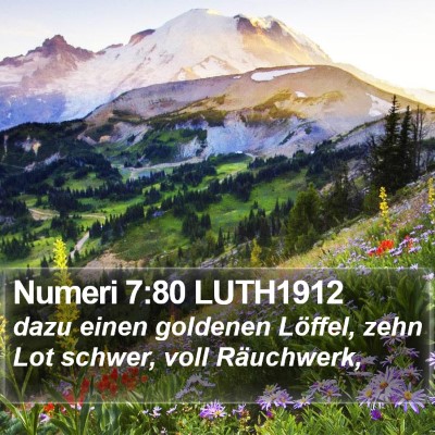 Numeri 7:80 LUTH1912 Bible Verse Image